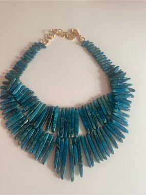 Nest Jewelry Double Strand Turquoise Necklace